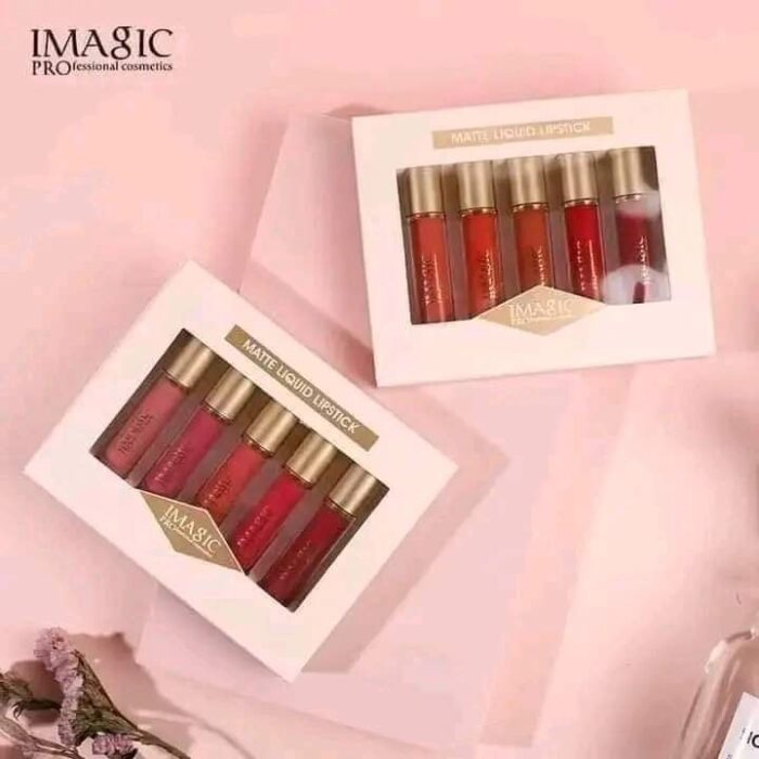 Imagic 5pcs Liquid Lipstick Set