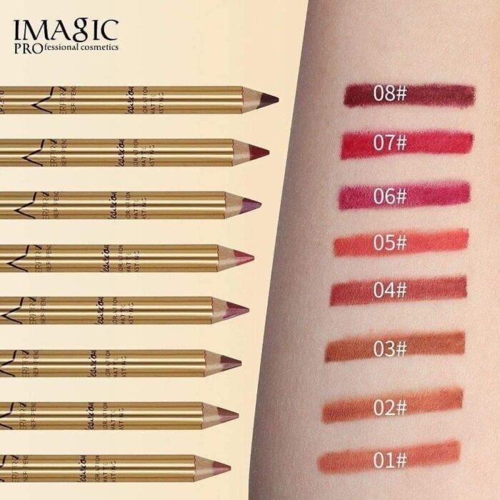 Imagic Professional Cosmetics 8 Color Lip Liner Set